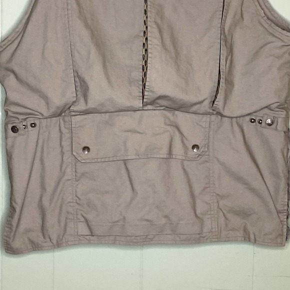 Humvee Hummer Utility Safari Hunting Tactical Vest Drab Brown Lg - Picture 7 of 11